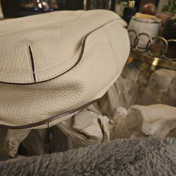 MCM White Leather Hobo Bag - Picture 9 of 15